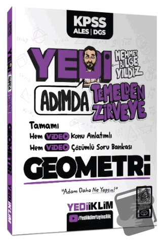 KPSS-ALES-DGS Yedi Adımda Temelden Zirveye Geometri Video Konu Anlatım