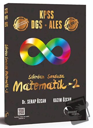 KPSS - DGS - ALES Sıfırdan Sonsuza Matematik - 2, Kazım Özcan, Doktrin