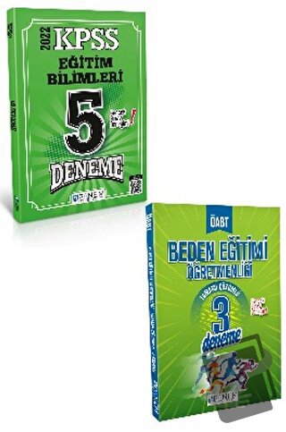 KPSS Eğitim Bilimleri 5 Deneme + ÖABT Beden Eğitimi Öğretmenliği 3 Den