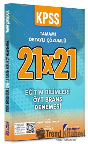 KPSS Eğitim Bilimleri Öğretim Yöntem Teknikleri 21x21 Deneme PDF Çözüm