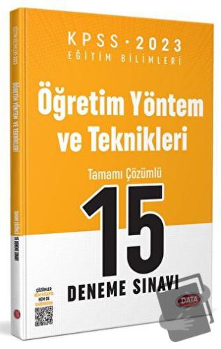 KPSS Eğitim Bilimleri Öğretim Yöntem ve Teknikleri 15 Deneme Sınavı - 