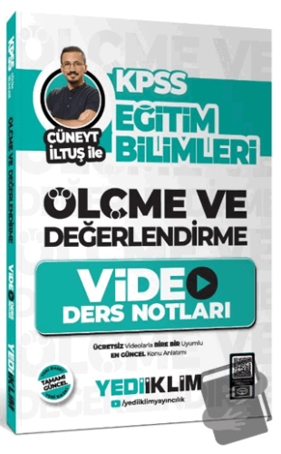 KPSS Eğitim Bilimleri Ölçme ve Değerlendirme Cüneyt İltuş İle Video De