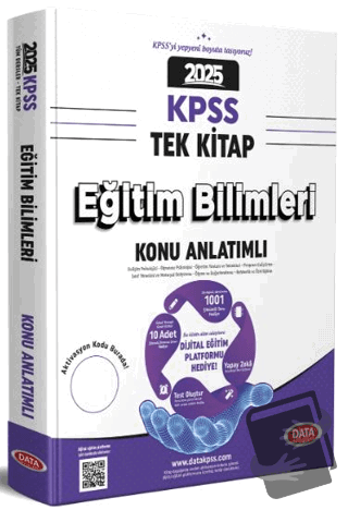 KPSS Eğitim Bilimleri Tek Kitap Konu Anlatımlı - Dijital Platforma Hed