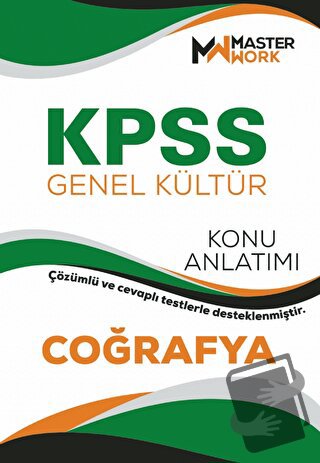 KPSS Genel Kültür Coğrafya Konu Anlatımı - Kolektif - MasterWork - Fiy