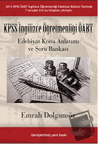 KPSS İngilizce Öğretmenliği ÖABT Edebiyat Konu Anlatımı ve Soru Bankas