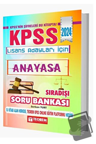 KPSS Lisans Anayasa Sıradışı Soru Bankası - Kolektif - Teorem Yayıncıl