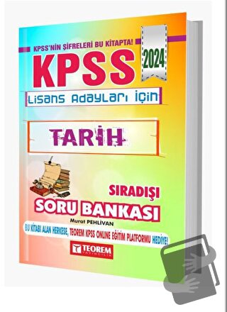 KPSS Lisans Tarih Sıradışı Soru Bankası (Ciltli) - Muhammed Uğur - Teo