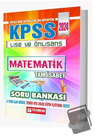 KPSS Lise Ön Lisans Tam İsabet Matematik Soru Bankası (Ciltli) - Kolek