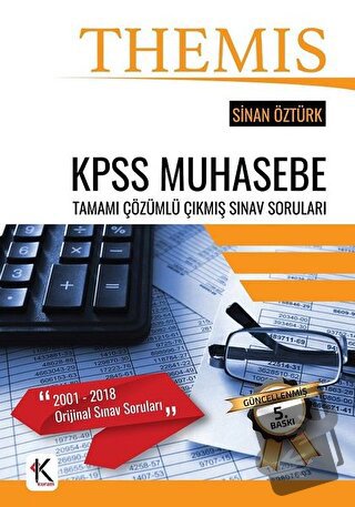 KPSS Muhasebe Tamamı Çözümlü Çıkmış Sınav Soruları - Sinan Öztürk - Ku