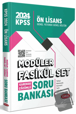 KPSS Ön Lisans Soru Bankası Modüler Fasikül Set - Karekod Çözümlü - Ko