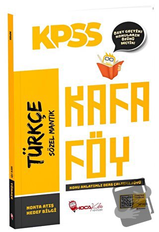 KPSS Türkçe Konu Anlatımlı Kafa Föy - Kolektif - Hoca Kafası Yayınları