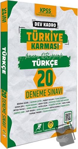 KPSS Türkiye Karması Türkçe 20 Deneme - Kolektif - Tasarı Eğitim Yayın