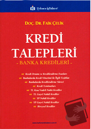 Kredi Talepleri - Faik Çelik - Türkmen Kitabevi - Fiyatı - Yorumları -