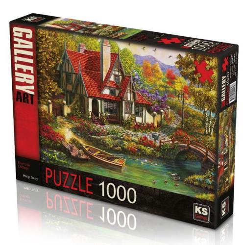 Ks Games Puzzle 1000 Parça Riverside Cottage 20569 - - Ks Games - Fiya