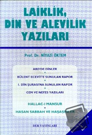 Laiklik, Din ve Alevilik Yazıları - Niyazi Öktem - Derin Yayınları - F