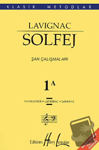 Lavignac Solfej 1A (Büyük Boy) - Danhauser - Porte Müzik Eğitim Merkez