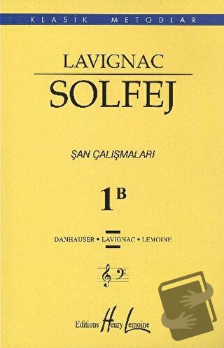 Lavignac Solfej 1B (Büyük Boy) - Danhauser - Porte Müzik Eğitim Merkez