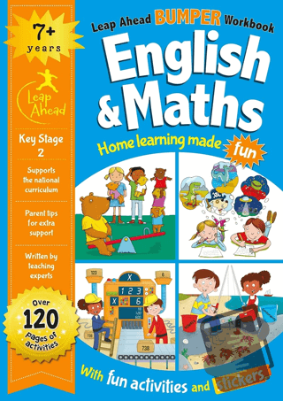 Leap Ahead Bumper Workbook: 7+ Years English and Maths - Kolektif - Ig