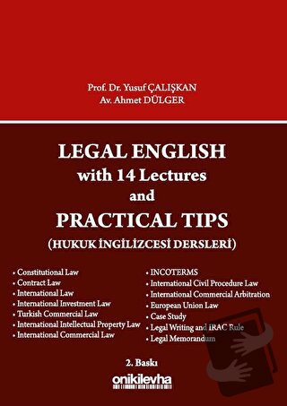 Legal English with 14 Lectures and Practical Tips - Ahmet Dülger - On 