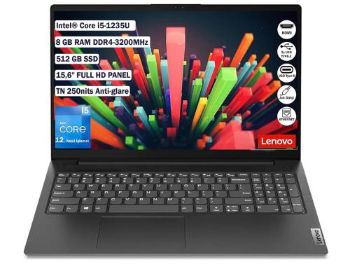 Lenovo V15 G3 Iap 82Tt00A5Tx İ5-1235U 8 Gb 512 Gb Ssd 15.6" Full Hd Fr