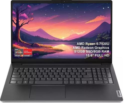 Lenovo V15 G4E1 82Yu0124Tx Ryzen 5 7520U 8Gb 512Gb Ssd 15.6" Fhd Freed