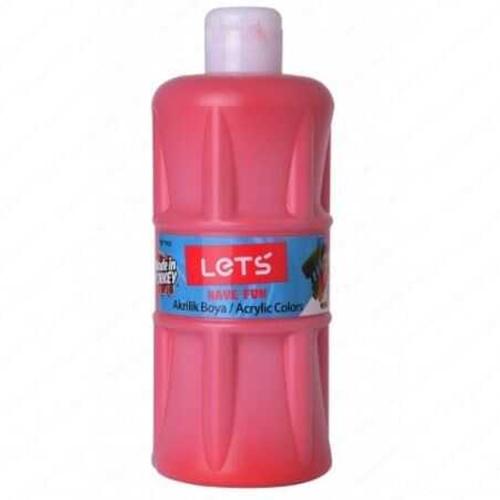 Lets Akrilik Boya 500 Ml Kırmızı L-5303 - - Lets - Fiyatı - Yorumları 