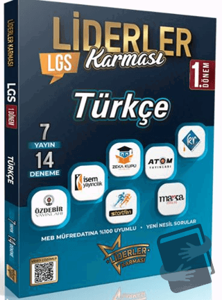 LGS 1.Dönem Türkçe Denemeleri 7 Yayın 14 Deneme - Kollektif - Liderler