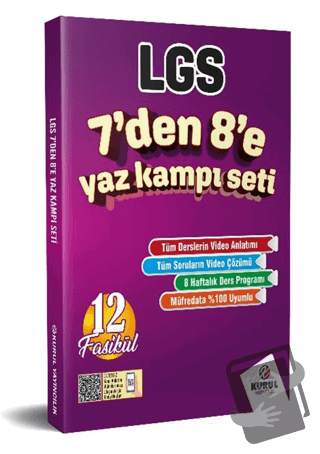 LGS 7'den 8'e Yaz Kampı Konu Anlatımlı Soru Bankası Seti - Kolektif - 