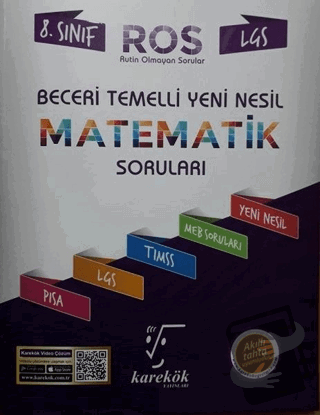 LGS 8. Sınıf ROS Beceri Temelli Yeni Nesil Matematik Soruları - Kolekt