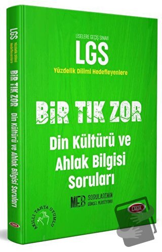 LGS BİR TIK Din Kültürü Ve Ahlak Bilgisi Soruları - Kolektif - Data Ya