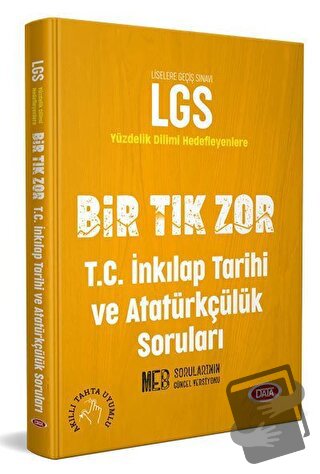 LGS BİR TIK İnkılap Tarihi Soruları - Kolektif - Data Yayınları - Fiya