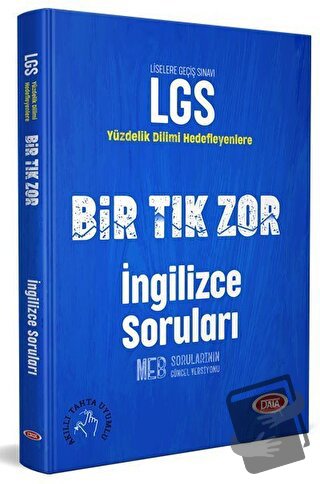 LGS Bir Tık Zor İngilizce Soruları - Kolektif - Data Yayınları - Fiyat