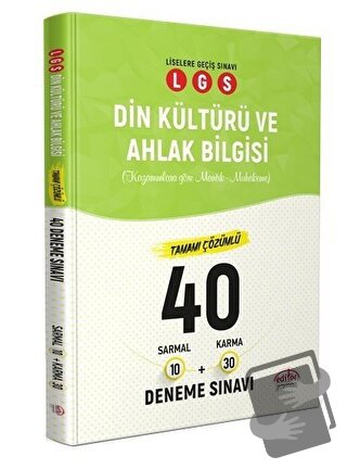 LGS Din Kültürü 40 Branş Denemesi Nasıl Çözülür - Kolektif - Editör Ya