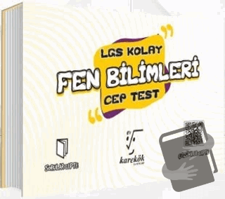 LGS Fen Bilimleri Kolay Cep Test - Kolektif - Karekök Yayıncılık - Fiy