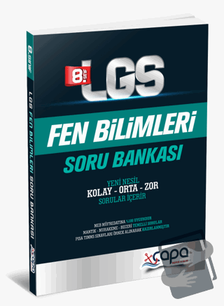 LGS Fen Bilimleri Soru Bankası - Kolektif - Çapa Yayınları - Fiyatı - 