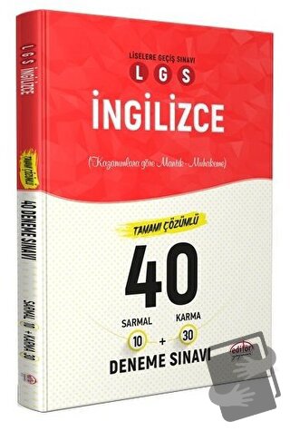 LGS İngilizce 40 Branş Denemesi Nasıl Çözülür - Kolektif - Editör Yayı