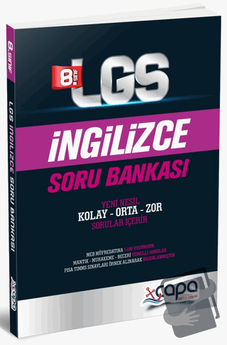 LGS İngilizce Soru Bankası - Kolektif - Çapa Yayınları - Fiyatı - Yoru