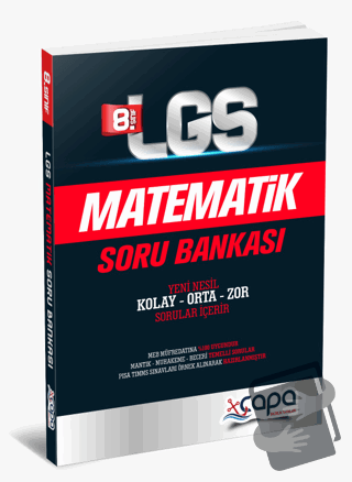 LGS Matematik Soru Bankası - Kolektif - Çapa Yayınları - Fiyatı - Yoru