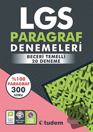 LGS Paragraf Denemeleri - Kolektif - Tudem Yayınları - Fiyatı - Yoruml