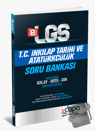 LGS T.C İnkılap Tarihi ve Atatürkçülük Soru Bankası - Kolektif - Çapa 