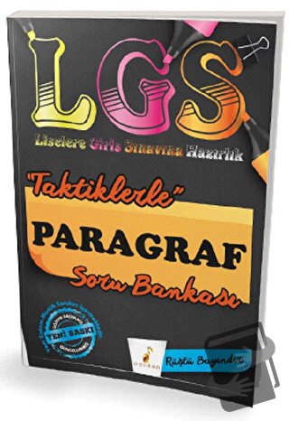 LGS Taktiklerle Paragraf Soru Bankası - Rüştü Bayındır - Pelikan Tıp T