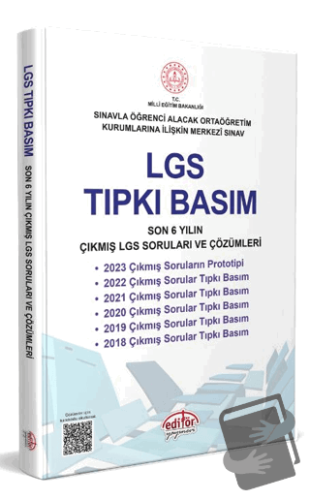 LGS Tıpkı Basım Çıkmış Sorular ve Çözümleri - Kolektif - Editör Yayıne