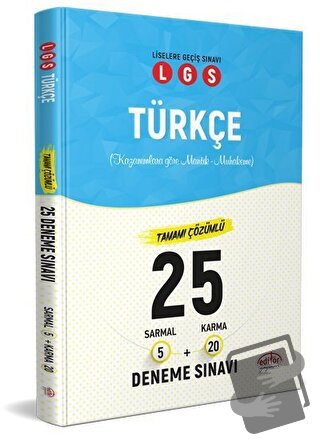 LGS Türkçe 25 Branş Denemesi Nasıl Çözülür - Kolektif - Editör Yayınev