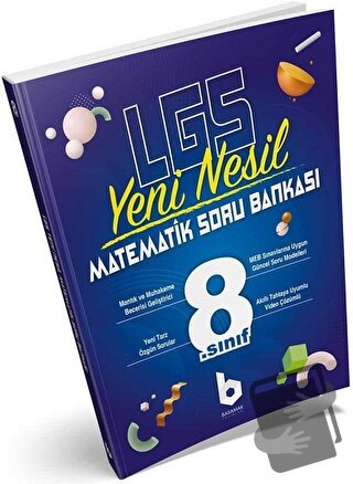 LGS Yeni Nesil Matematik Soru Bankası - Kolektif - Basamak Yayınları -