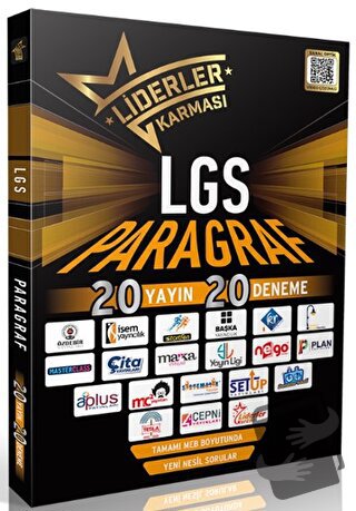 LGS Paragraf Denemeleri- 20 Yayın 20 Deneme - Kolektif - Liderler Karm