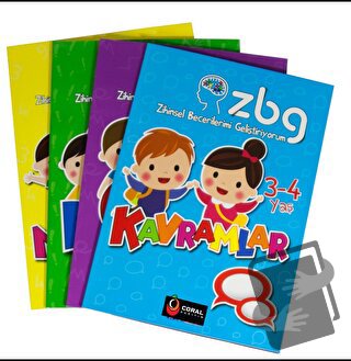 Limon Kids ZBG - Zihinsel Becerilerimi Geliştiriyorum Seti 5-6 Yaş (4 