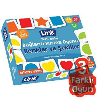 Link - Bağlantı Kurma Oyunu: Renkler ve Şekiller - Kolektif - Bi Kutu 