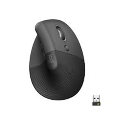 Logitech 910-006473 Lift Kablosuz Ergonomik Dikey Siyah Mouse - - Logı