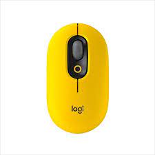 Logitech 910-006546 Pop Emoji Sarı Optik Kablosuz Mouse - - Logıtech -