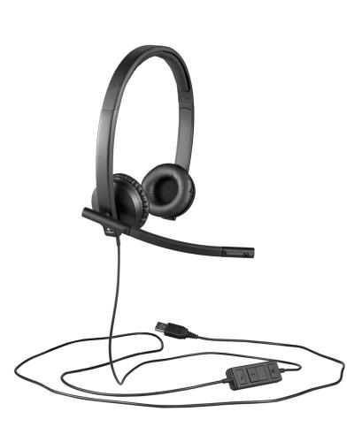 Logitech 981-000575 H570E Stereo Usb Çift Taraflı Headset Mikrofonlu K